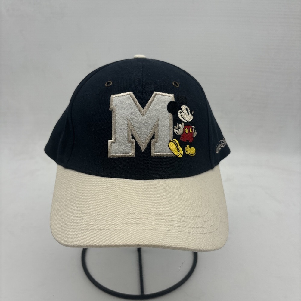Disney Parks Walt Disney World Mickey Mouse Hat Embroidered Baseball Cap Vintage